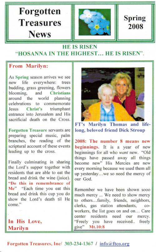 FT Newsletter 2008 Spring Page 1
