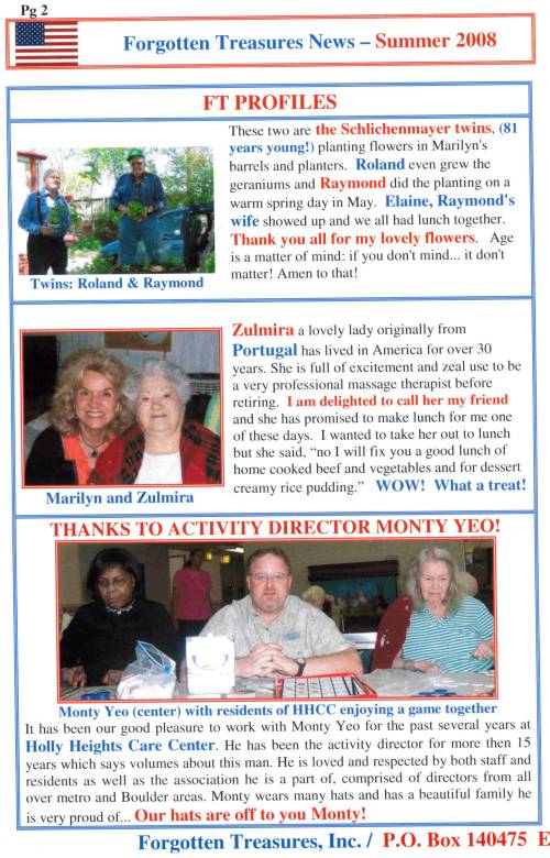 FT Newsletter 2008 Summer Page 2